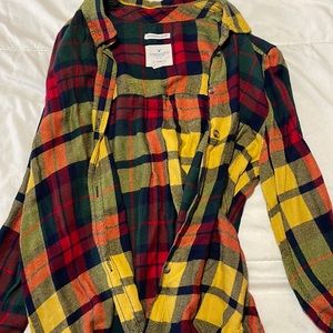 American eagle ahh-mazingly soft plaid button up size S